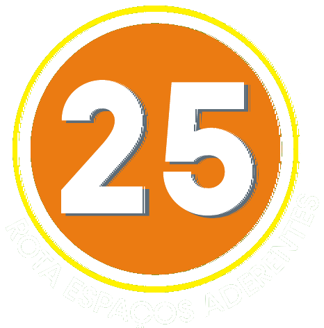 25 espa&ccedil;os aderentes na rota